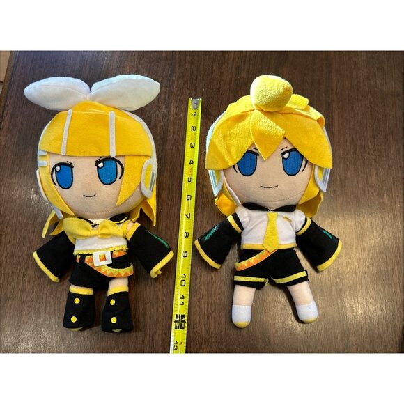 Nendoroid Plus Vocaloid Rin & Len 12" Plush Toy Lot of 2 Hatsune Miku Boy Girl - Picture 6 of 8